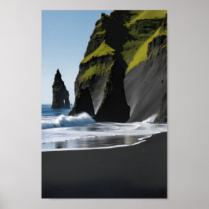 Reynisfjara Black Sand Beach Poster