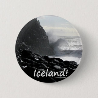 Reynisfjara Strand Island Button