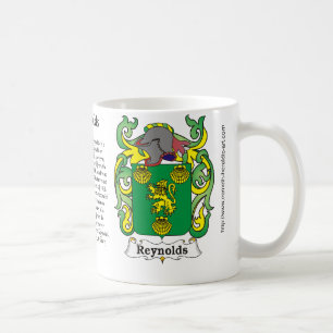Reynolds-Familienwappen auf einer Tasse