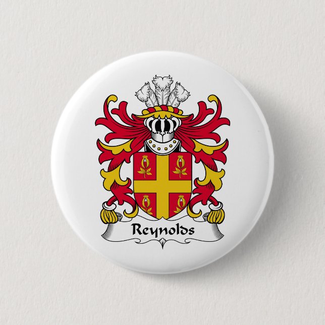 Reynolds-Familienwappen Button (Vorderseite)