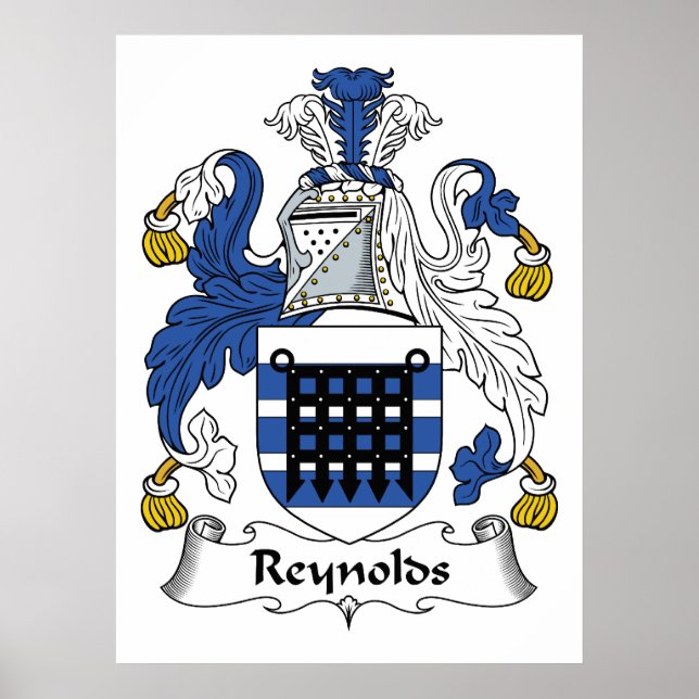 Reynolds Familienwappen Poster (Vorne)