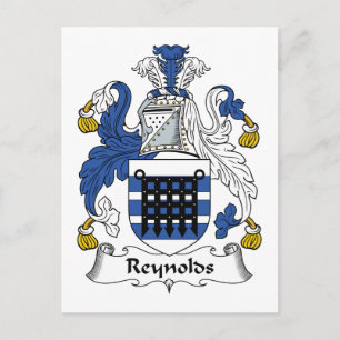 Reynolds Familienwappen Postkarte