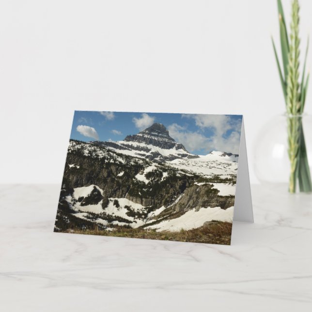 Reynolds Mountain vom Logan Pass beim Glacier Park Karte (Vorderseite)