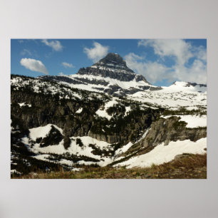 Reynolds Mountain vom Logan Pass beim Glacier Park Poster