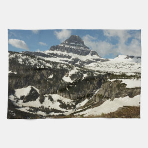 Reynolds Mountain vom Logan Pass im Glacier Park Geschirrtuch