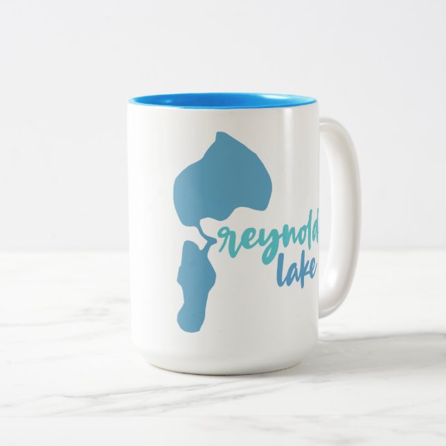 Reynolds See, Tatzen-Tatze, Michigan Zweifarbige Tasse (VorderseiteRechts)