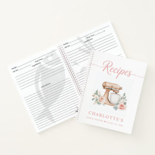 Rezept Buchen Wasserfarben Kochbuch Rezepte Notizbuch