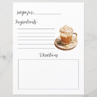 Rezept Buchseite für Kaffee Rezept