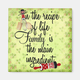 Rezept der Leben-Familie ist Magnet