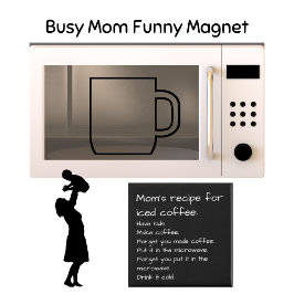 Rezept der Mama für die preisgekrönte Kaffee Funny Magnet