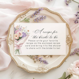 Rezept für Braut Fresh Off Market Begleitkarte