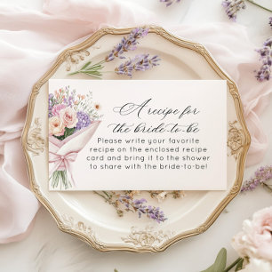 Rezept für Braut Fresh Off Market Begleitkarte