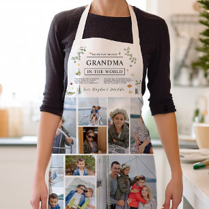 Rezept für die beste Oma Muttertagsfoto Schürze