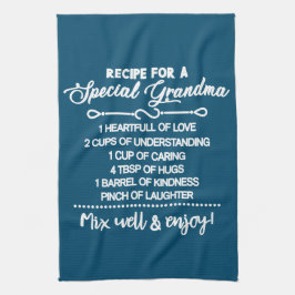 Rezept für ein besonderes Oma Geschirrtuch