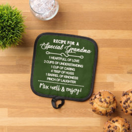 Rezept für ein besonderes Oma Topflappen