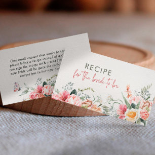 Rezept für eine Brie als boho-Brautparty Begleitkarte