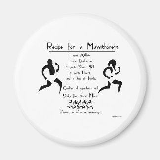 Rezept für einen Marathoner Magnet