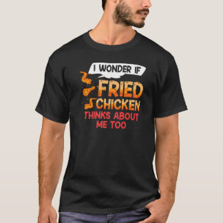 Rezept für frittierte Hähnchenflügel Streifen Fing T-Shirt