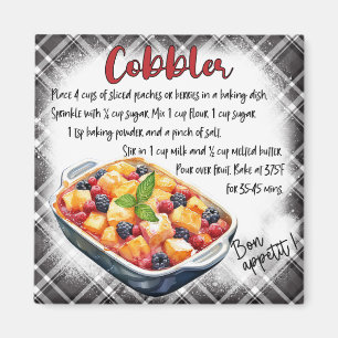 Rezept für Frucht Cobbler Magnet