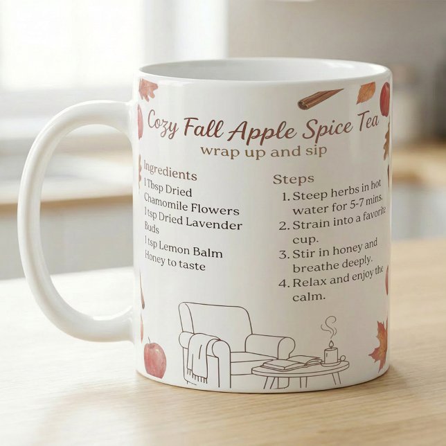 Rezept für Herbstgewürzten Apfeltee Kaffeetasse (Von Creator hochgeladen)