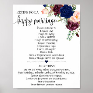 Rezept für Hochzeitsnacht-Polterabend Poster