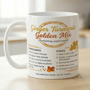 Rezept für Ingwer-Kurkuma-Gold-Mix Kaffeetasse