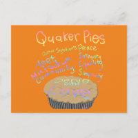 Rezept für Quaker Pies Postcard