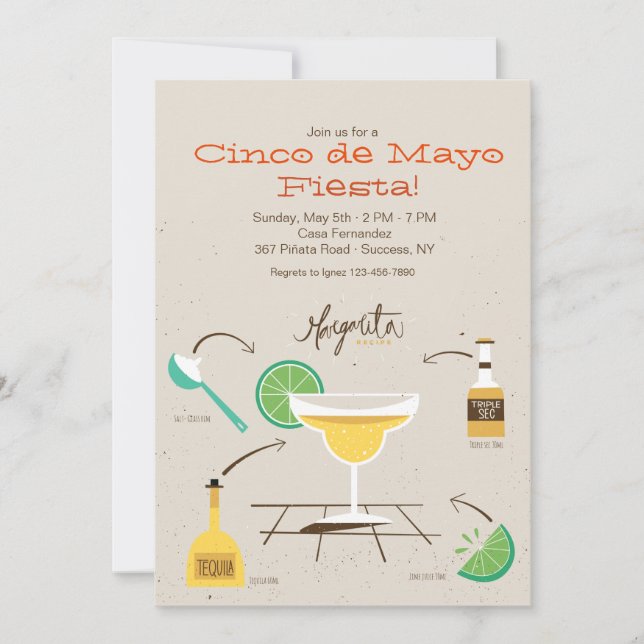 Rezept für Spaß-Einladung Einladung (Vorderseite)