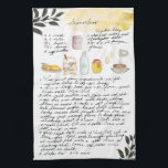 Rezept Heirloom Teetücher Geschirrtuch<br><div class="desc">Für ein einzigartiges Geschenk backen Sie eine Menge Leckereien direkt von einem der wertvollen Rezepte der Großmutter und Geschenk zusammen mit einem Erbe-Teetuch mit demselben Rezept gedruckt. Handgeschriebene Rezepte Ihrer Mutter, Ihrer Großmutter oder Tanten werden zu wunderschönen und fühlenden Teetüchern für den täglichen Gebrauch. Es ist einfach, die Rezepte in...</div>