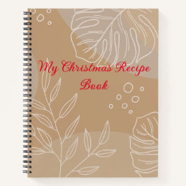 Rezept-Journal, das Personalisiert werden kann Notizbuch