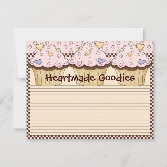 Rezept-Karte (Vorderseite)