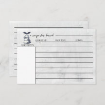 Rezept-Karte des Kuchenbuches