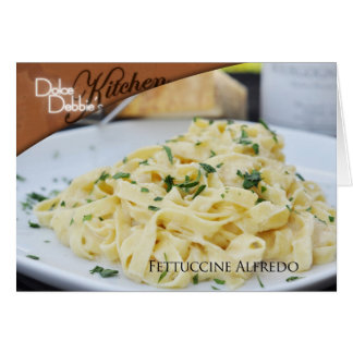 Rezept-Karte - Fettuccine Alfredo