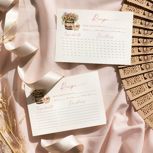 Rezept-Karte für das Brautparty frisch (Von Creator hochgeladen)