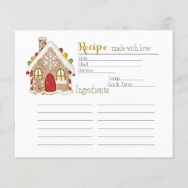 Rezept-Karte für Lebkuchen