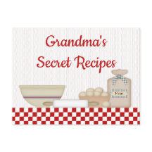 Rezept-Karte für Oma