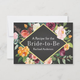 Rezept-Karte für Rustikale Herbstflora