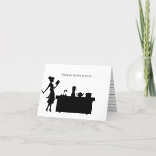 Rezept-Karte - Von meiner Küche zu Ihrer Dankeskarte