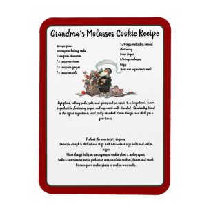 Rezept Keepake Red Christmas Vintag Santa Magnet