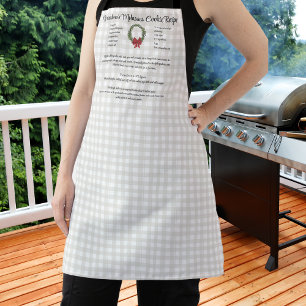 Rezept Keepsake Weihnachtskochtopf Rotes Grün kari Schürze