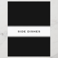 Rezept-Kochbuch-Division | Seitliche Geschirr