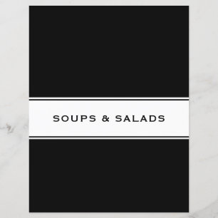 Rezept-Kochbuch-Division Suppen und Salate