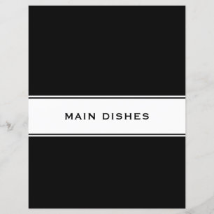 Rezept-Kochbuch-Division Wichtigste Geschirr
