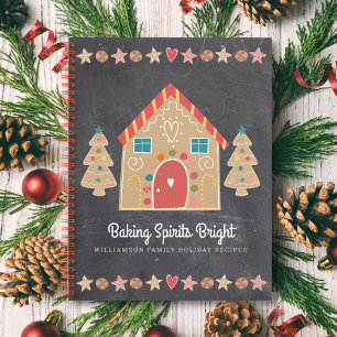 Rezept Kochbuch Niedlich Lebkuchen Rustikales Halb Notizbuch