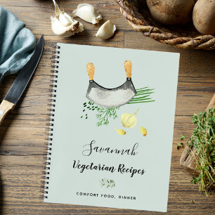 Rezept Kochen vegitäre Kräuter Sali Notizbuch