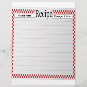 Rezept Letterhead