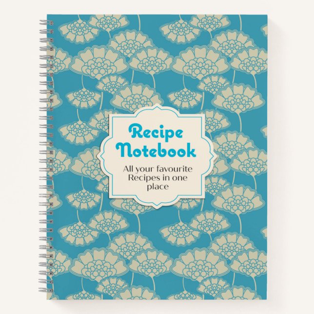 Rezept Notebook Leere Rezept Buch  (Vorderseite)