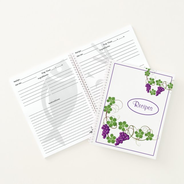 Rezept-Notebook Notizbuch (Innenseite)