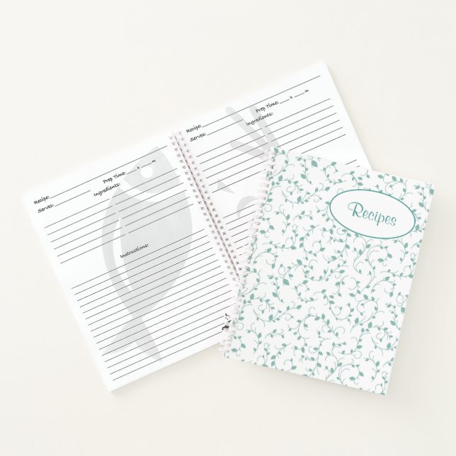 Rezept-Notebook Notizbuch (Innenseite)