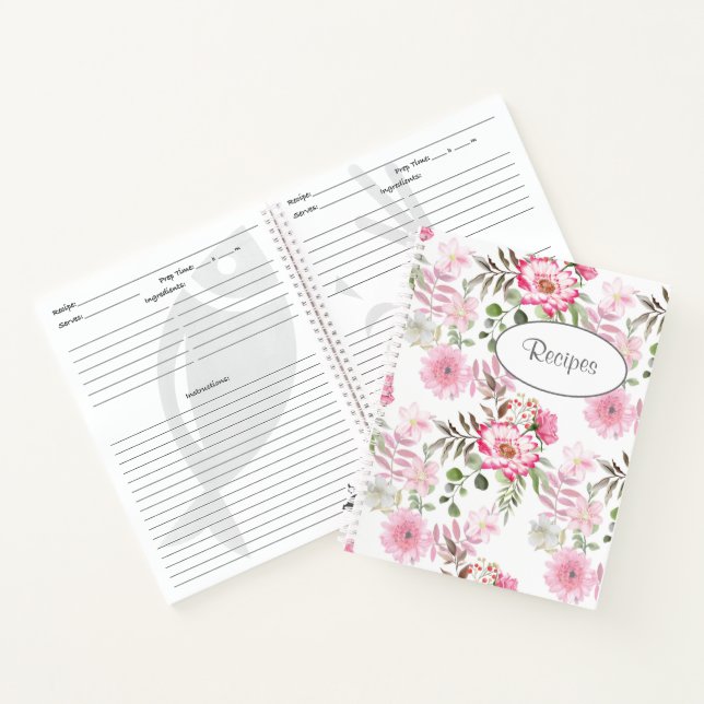 Rezept-Notebook Notizbuch (Innenseite)